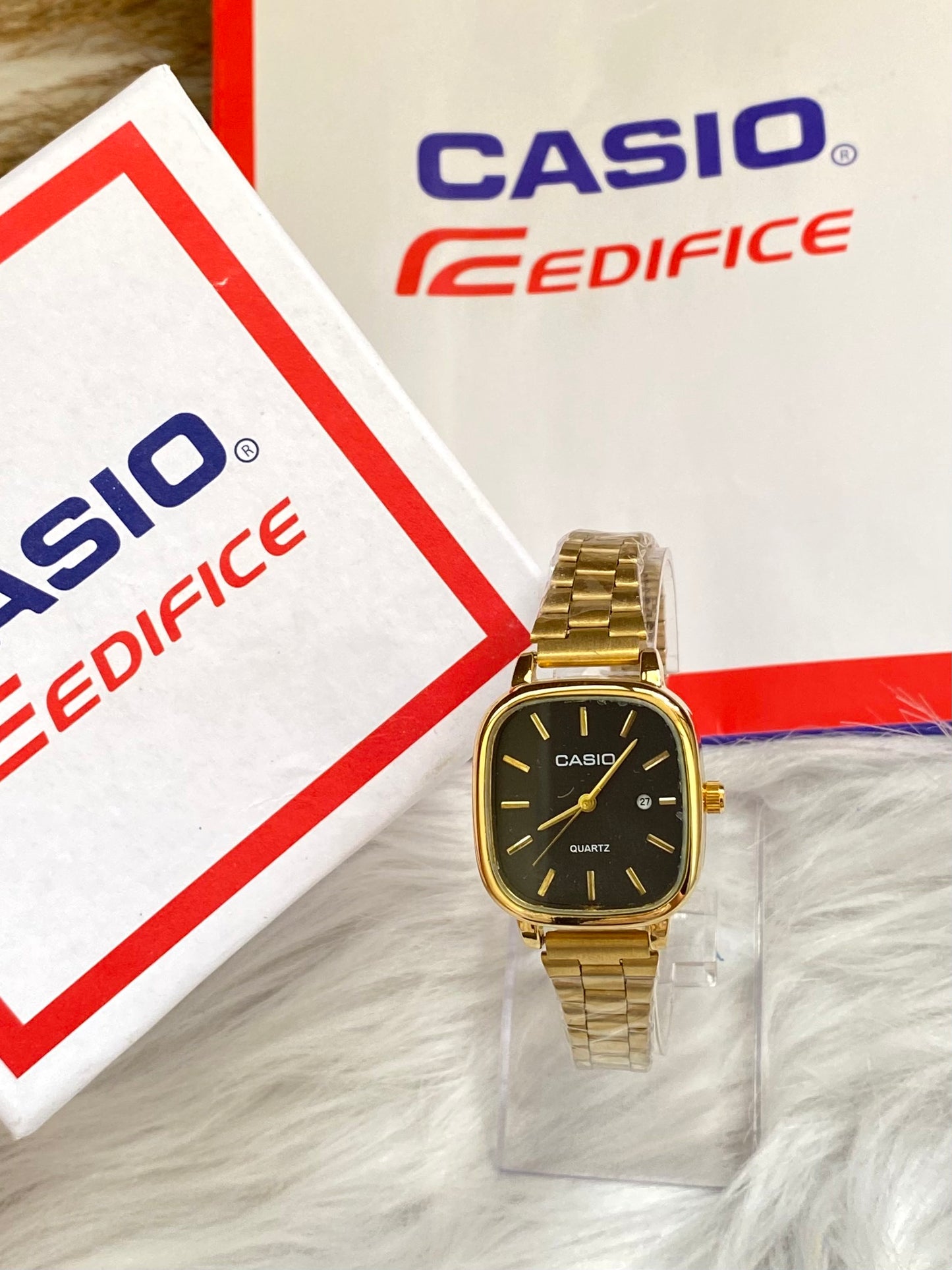 Mini Casio Gold Strap Watch