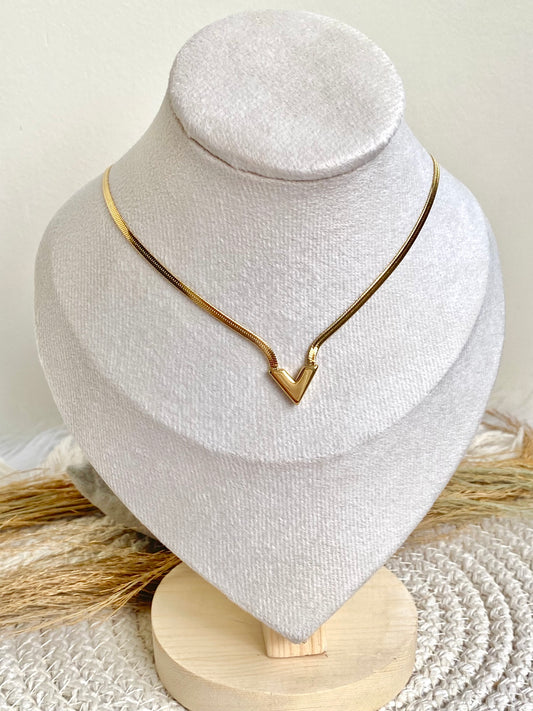 Golden Triangle Necklace