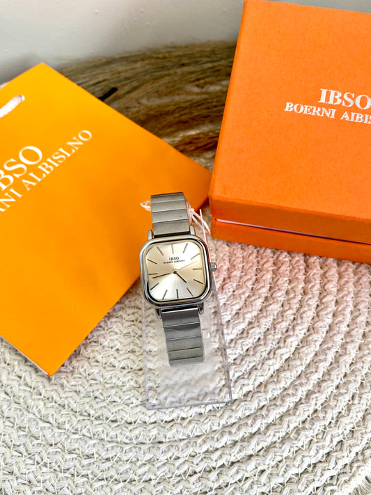 IBSO Silver Squre Watch