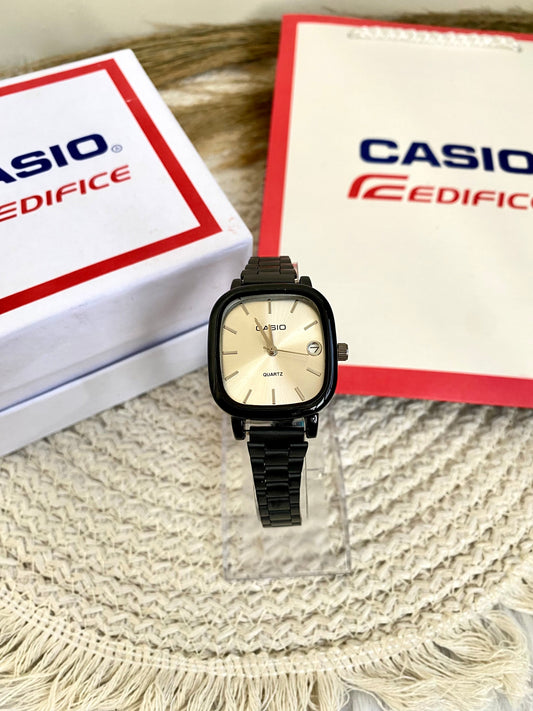 Mini Casio  Black strap Watch