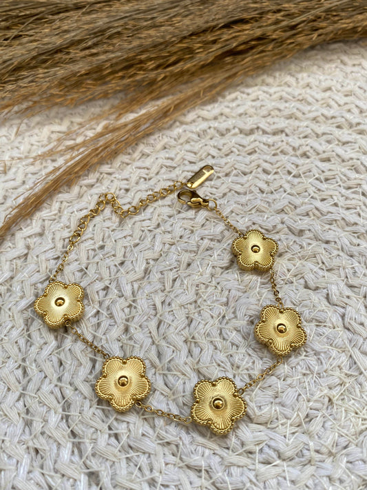 Golden Flower Bracelet