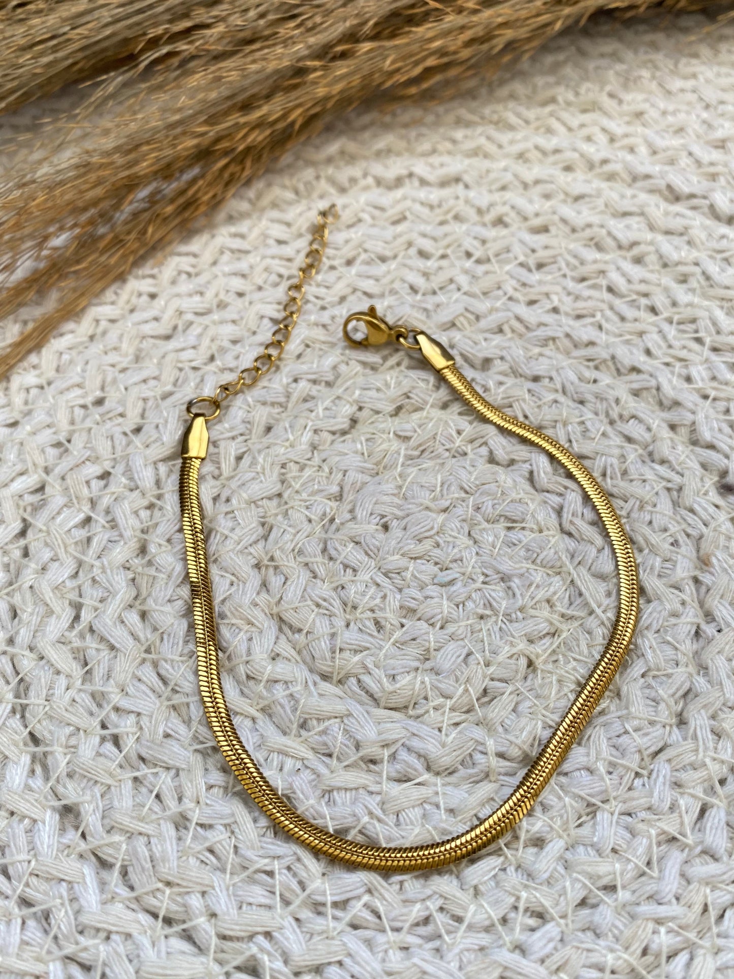 Snake Leather Bracelet